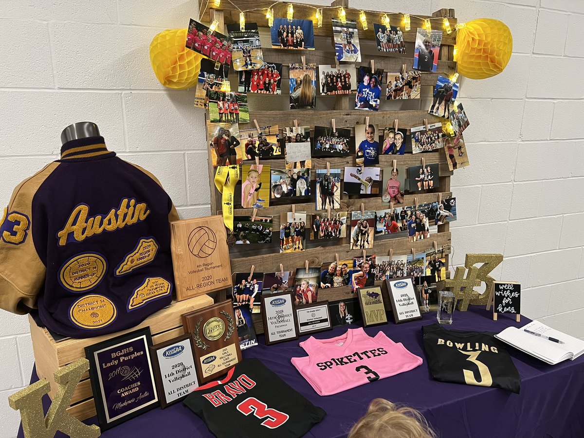 BGHSPurplesNews's tweet photo. Congrats to @BGPurpleVolley senior players Molly Morton, Kaia Barnett, Kenzie Austin, Lily Kate Carver, and Elizabeth Maglinger as well as senior manager David Logan! Talented, hardworking group who have done great things as Lady Purples. Once a Purple, Always a Purple! (1/2) https://t.co/dW7pO8t8U8