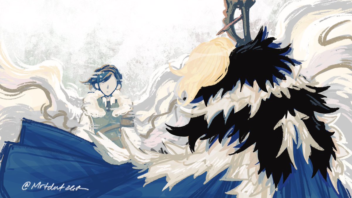 Mrtdnt26R's tweet image. like saying goodbye #fe3h #dimilix