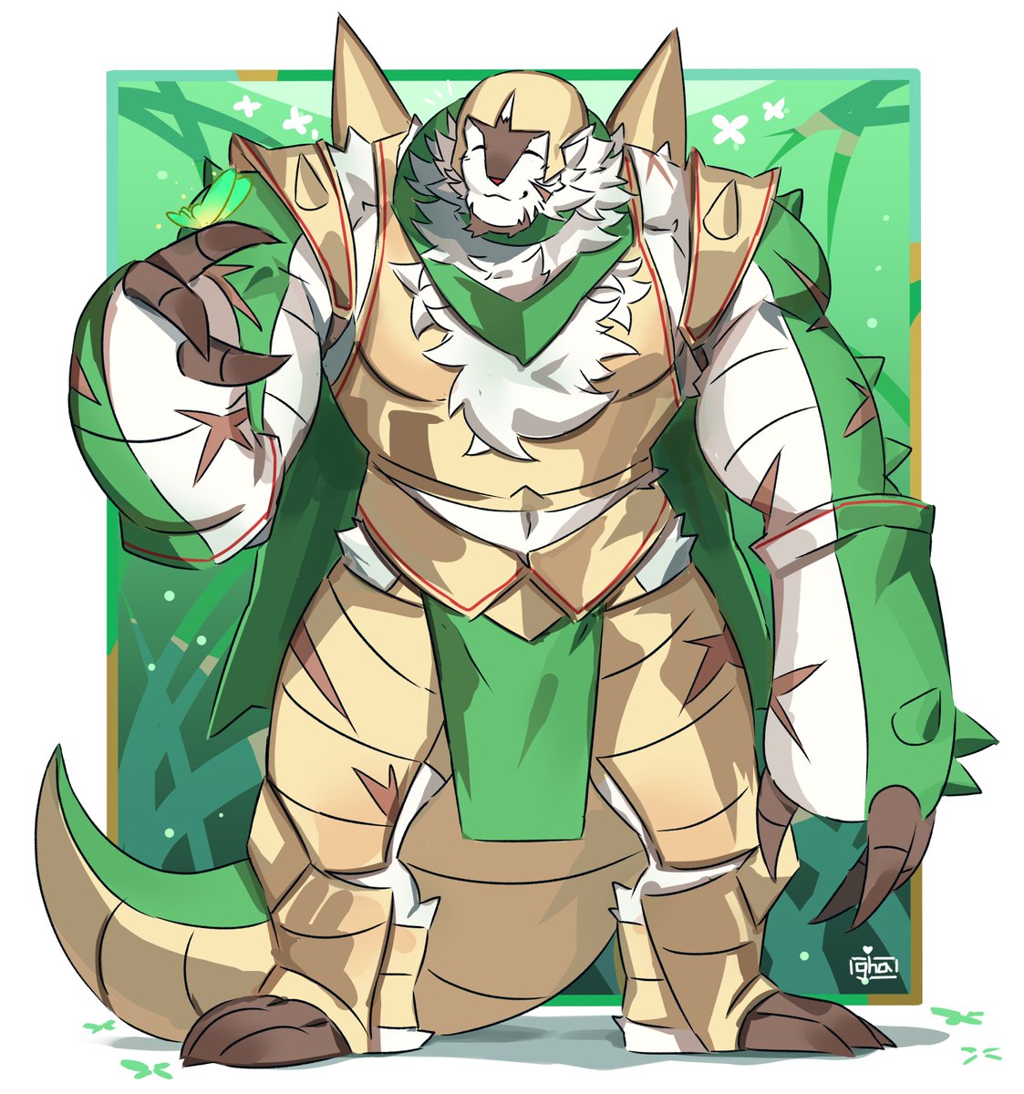 graysheartart's tweet image. chesnaught 🌿