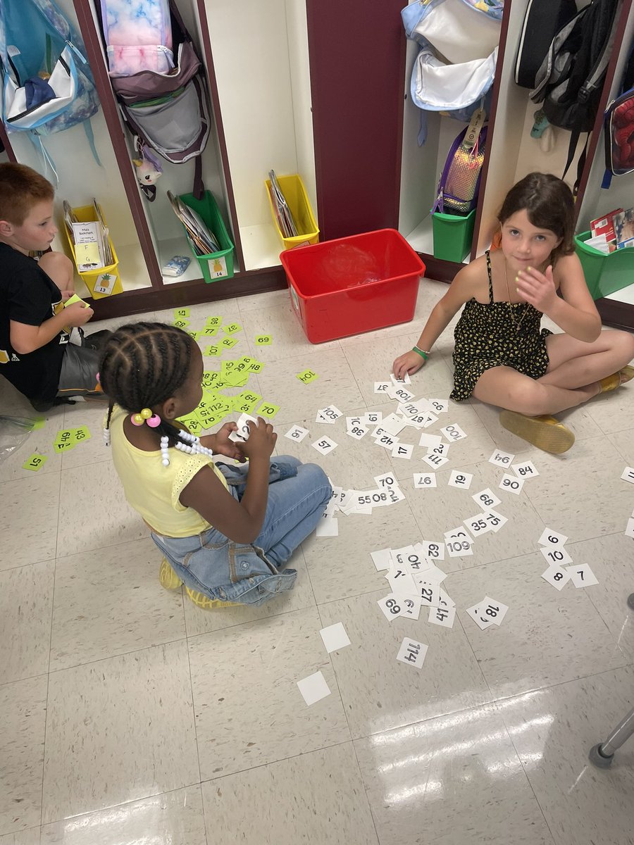 Mrs_Sinton's tweet photo. Math learning stations in full swing! 🧮 #gvfeeling @ConcordGV https://t.co/GUxkYyRABf