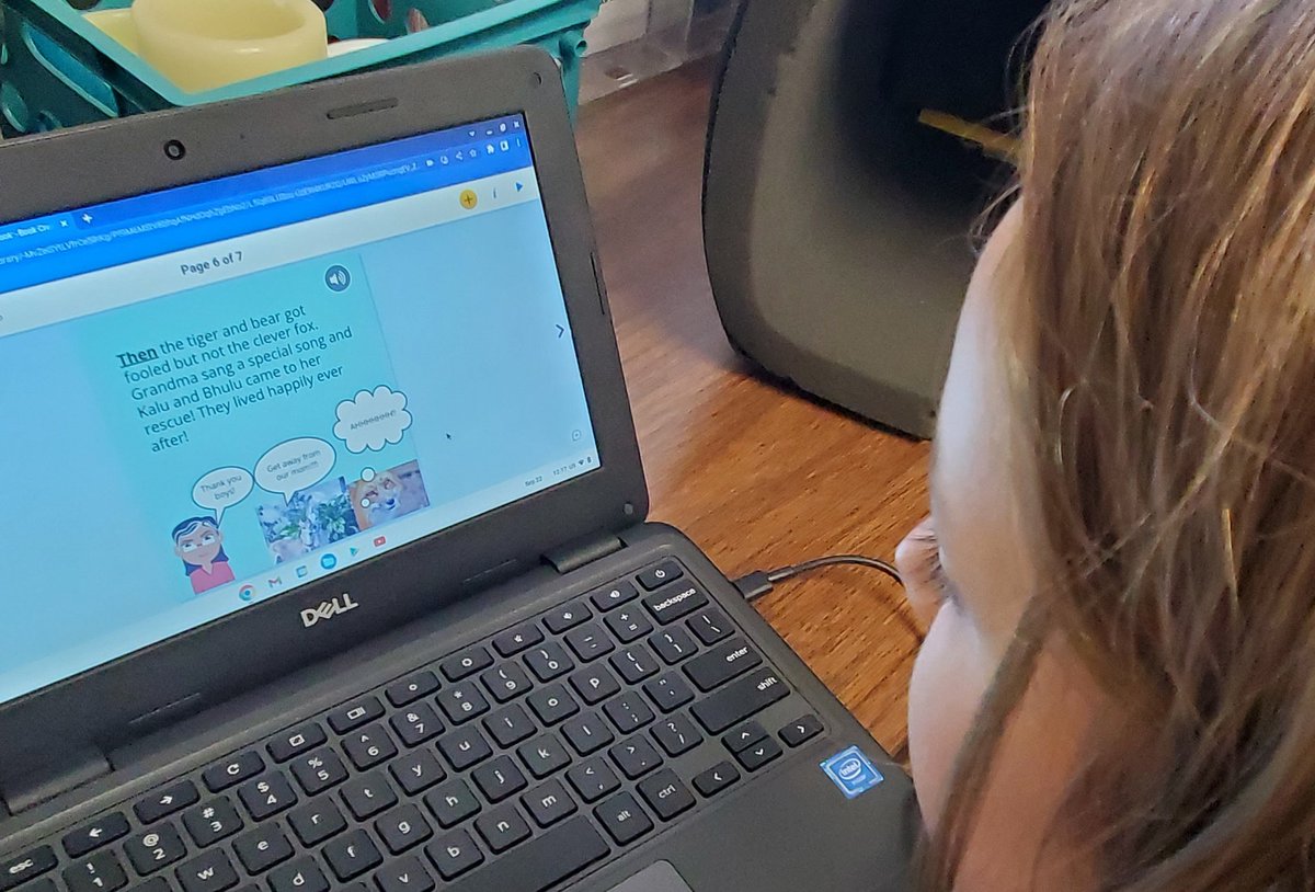 MBlancas4's tweet photo. My kiddos loved making their summaries come to life with the @BookCreatorApp. These little authors are already ready to start a new book! @NISDBeard #engaged #summaries #swbst  #KidsDeserveIt https://t.co/UfG16K0DES