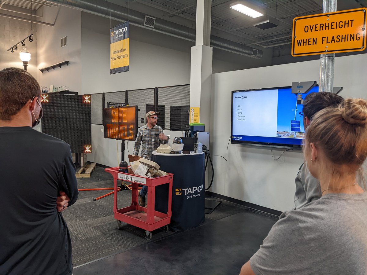 Great tour from <a href="/TAPCOnet/">TAPCO</a> today about their ITS tech and future CV applications (and internship opportunities! 👀). Thanks for hosting our students and thanks to <a href="/UWM_Engineering/">UWM Engineering</a> for inviting <a href="/MarquetteCCEE/">MU Civil, Construction & Environmental Engineering</a> along!