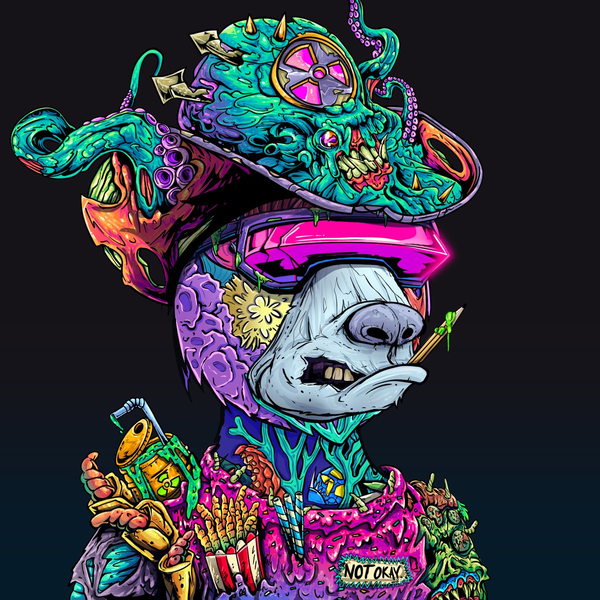 🔥 Giveaway Alert 🔥

Prize: Infected Bear 

Must: 
1⃣Follow <a href="/InfectedBears/">SolanaDEG</a>, @InfectedMob 
2⃣RT + LIKE
3⃣Tag 3 frenz

Ends in 48 hours
#NFT #Solana #NFTGiveaway