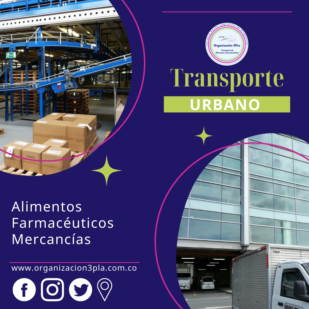 3plaL's tweet photo. Transporte urbano de mercancías, Alimentos y farmacéuticos
Aprobados con calificación 100% secretaria salud Bogotá para transporte de Alimentos.
#TransporteDeAlimentos #TransporteDeCarga #TransporteDeMercancías #TransporteDeFarmacéuticos #LogisticaDeAlimentos #acarreos #logística https://t.co/Mxh8YgAQaS