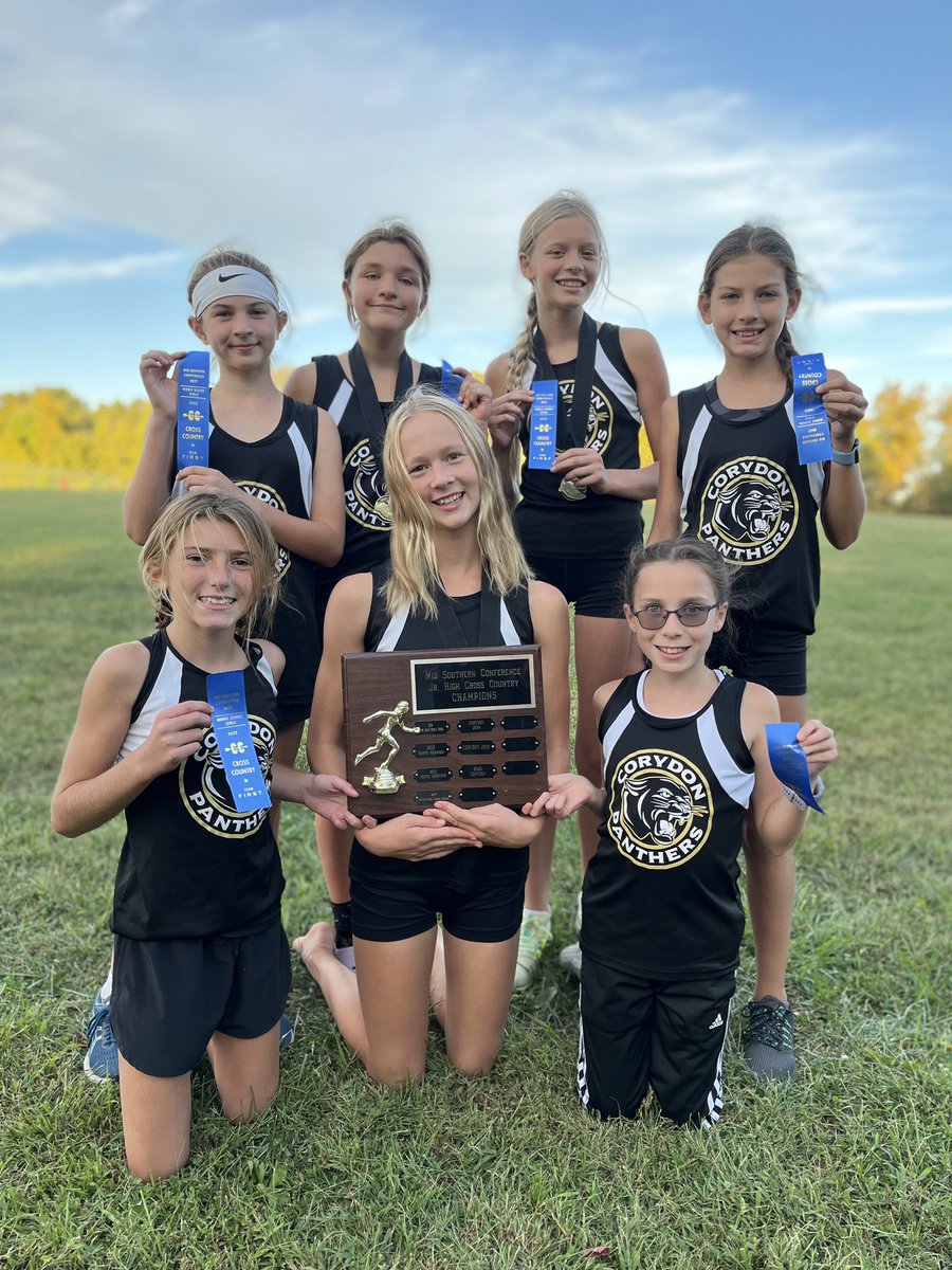 CCJHAthletics's tweet photo. Congrats to our Cross Country teams on winning the MSC Championship!!! Great job Panthers!!! https://t.co/3hpHaIUqnF