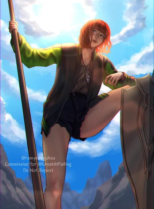 Commission for  of their OC, Vesna!Thanks for commissioning me!! 