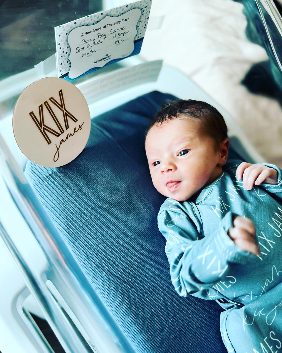 Coach_Conner's tweet image. @aimeeb_conner &amp;amp; I are so Blessed to call this little man our son. Kix James Conner decided to make an appearance September 19th at 11:54 pm. I can’t say enough about my wife. Day started at 5:15 am and what a warrior she was all day.