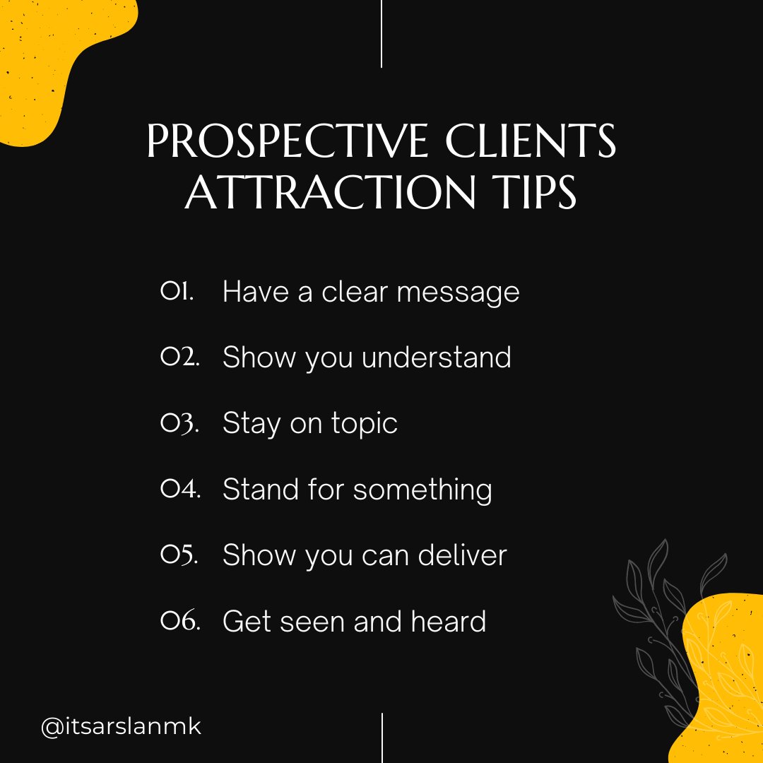 thisisarslank's tweet photo. How do you begin attracting new customers? 
It’s pretty obvious that without customers, you don’t have a business. So you need a marketing plan that addresses how to attract customers and increase sales.
.
.

#marketingtips #clientattractionstrategies #marketingstrategy #branding https://t.co/dMLFpghjVa