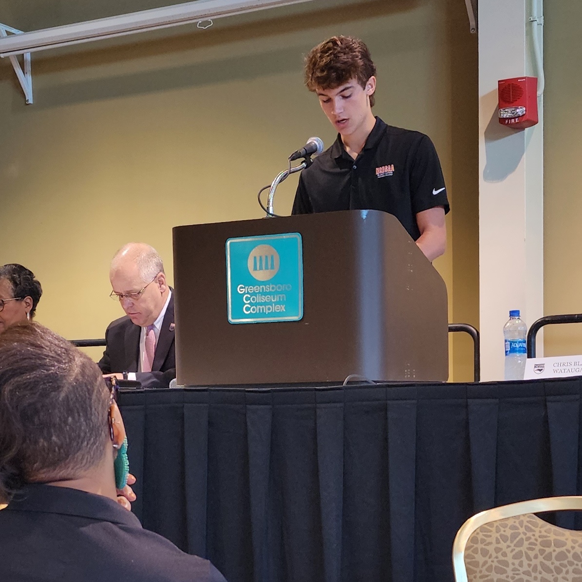 Evan Shotwell presented today at the North Carolina High School Athletic Association Conference in Greensboro NC.  He spoke to an audience of athletic directors, principals and superintendents across the region. We are very proud of Evan! He rocked it!