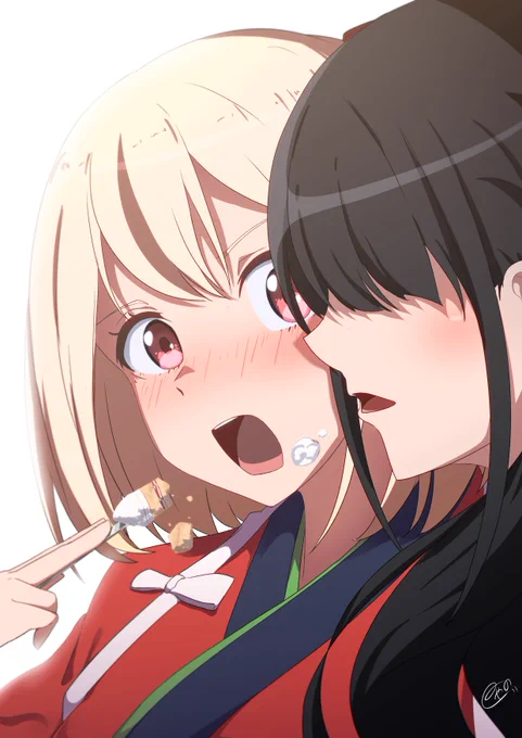 クリーム取りますね#錦木千束生誕祭2022#錦木千束誕生祭2022 #リコリコ 