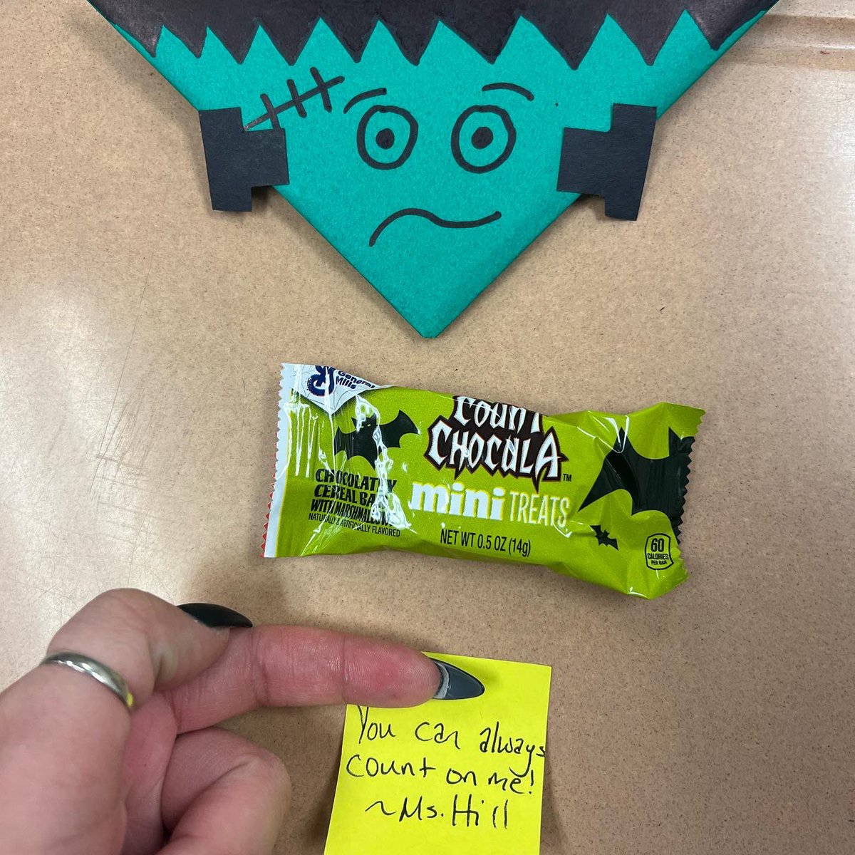 MsHillClassroom's tweet photo. Had such a fun time making Monster Bookmarks and celebrating the First Day of Fall with my students! #elateacher #firstdayoffall #schoolmemories #highschool #educator #teacherlife https://t.co/Pw5AMZuI7d