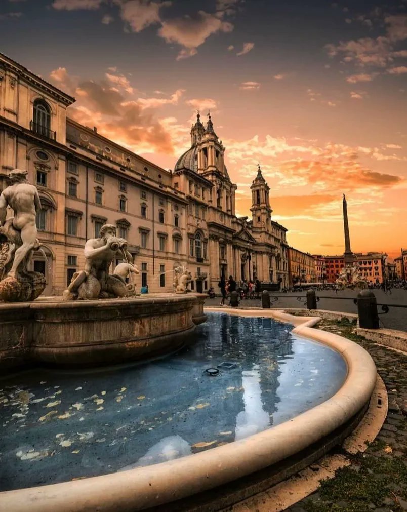 Sunset in Rome