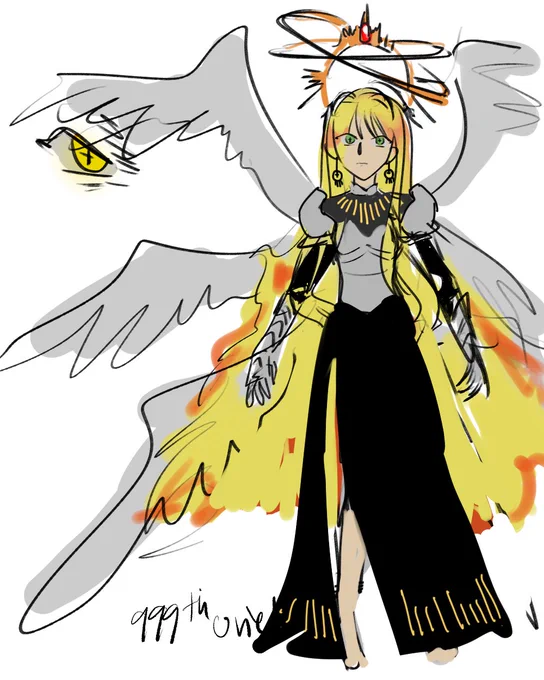 shoutout to tine for banger hc as alwaysorv novel chapter 453 //bonus design sheet 