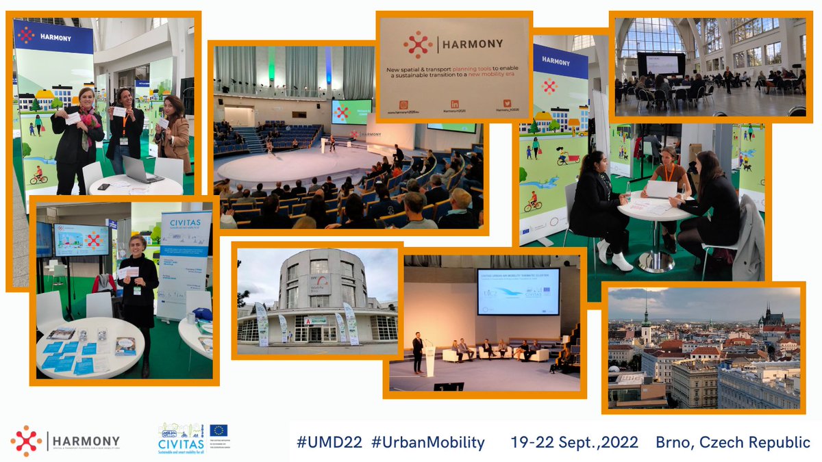 It´s been busy &amp; productive in📍#Brno presenting <a href="/Harmony_H2020/">Harmony-H2020</a> &amp; taking part in <a href="/CIVITAS_EU/">CIVITAS Initiative</a> activities at #UMD22: "Moving people and goods more sustainably"!
 <a href="/transportgovuk/">Department for Transport</a> <a href="/POLISnetwork/">POLIS</a> <a href="/Lukasiewicz_pl/">Łukasiewicz</a> @tier_mobility @WSP_UK <a href="/eura_ag/">EurA</a> <a href="/EU2022_CZ/">EU2022_CZ</a> #HARMONYH2020