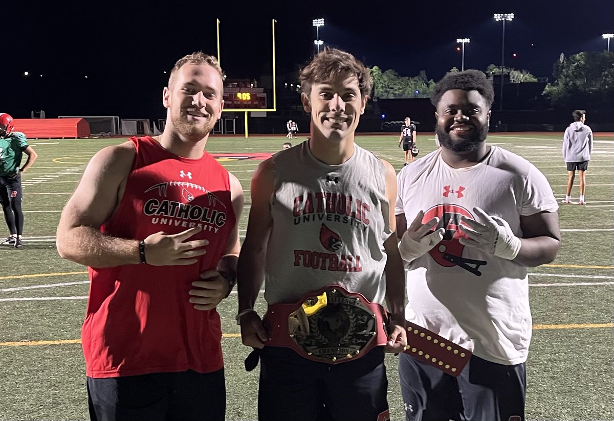 Max_Drisko's tweet photo. Back again…Battled the elements and a rowdy field…Your Week 4 QB Challenge Champion Nico Casares!! #YoureWatching #TheDisneyChannel https://t.co/CZAf3KvERy