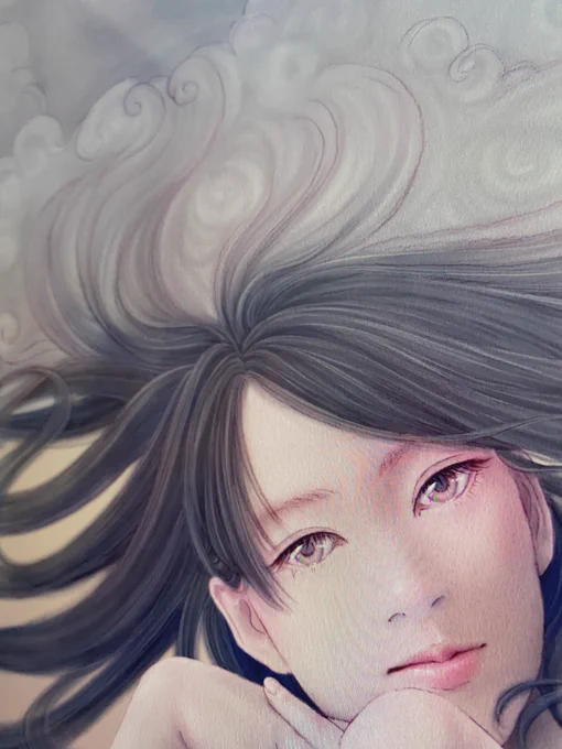 ちょっとずつ進んでます。#絵#途中絵#wip 