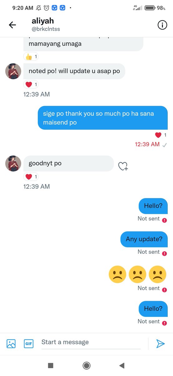 Pinagpuyatan ko ito, Like hindi na ko nag aral for this heavy comm, I'm so desperate na for money kasi walang wala kami :(( and then blocked na? TF FUCK YOU HOPE YOU FAIL 😡