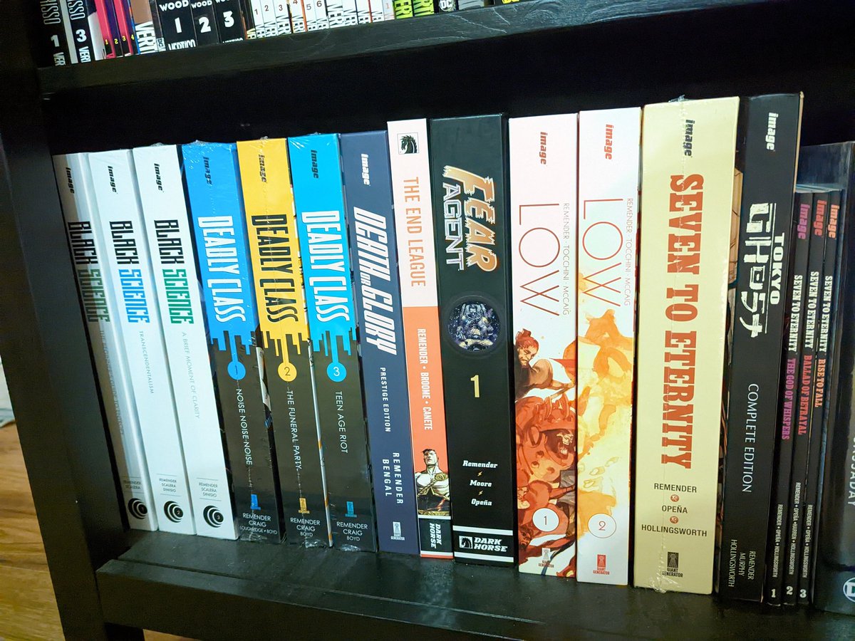 I ordered this a year ago just before my birthday and have been waiting ever since.
So glad to welcome, probably my favourite, <a href="/Remender/">Rick Remender</a> story to my deluxe collection.
Another beauty.