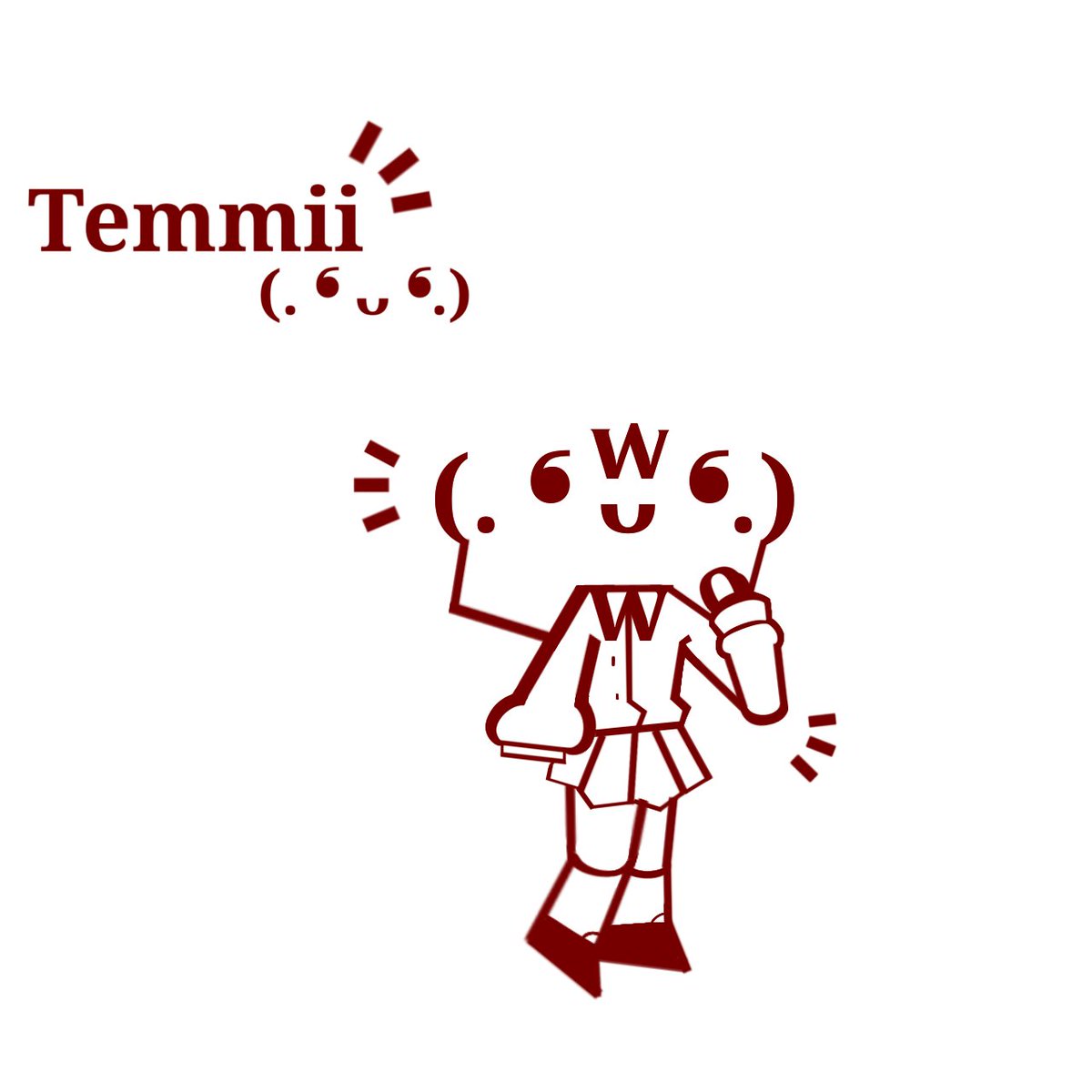 🎀 - " Haii #Anontwt [ or should I say #Emotitwt hehe!! ] I'm really new here so I hope we can be fwiends! (≧▽≦) "