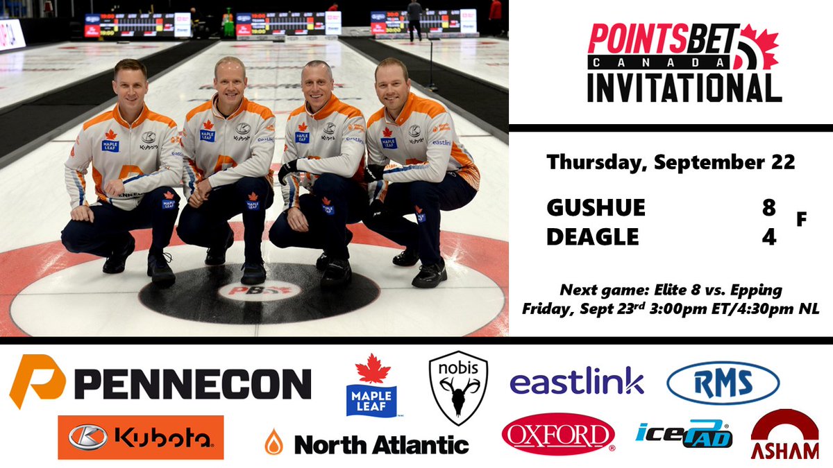 Off to a great start! Next up is @teamepping! Stay tuned to @TSNCurling for 📺 coverage!