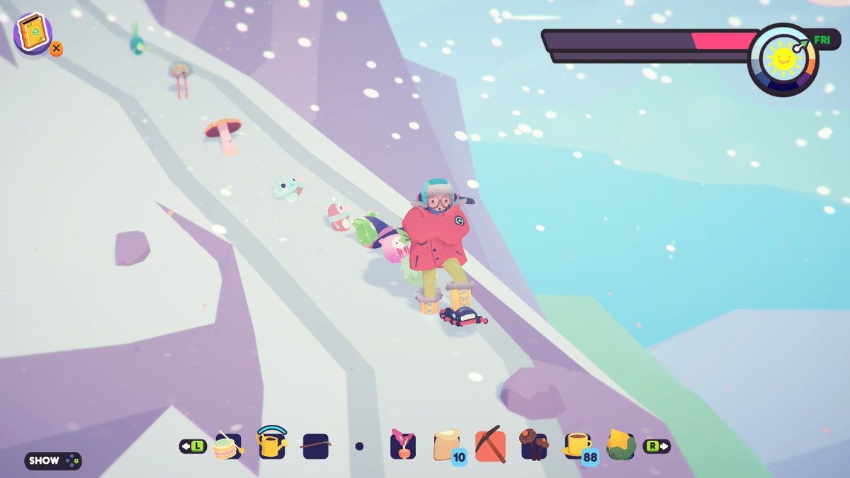 AC_Juniper's tweet photo. My #ooblets look so cute in the snow  #NintendoSwitch https://t.co/vvcQmq0BB9