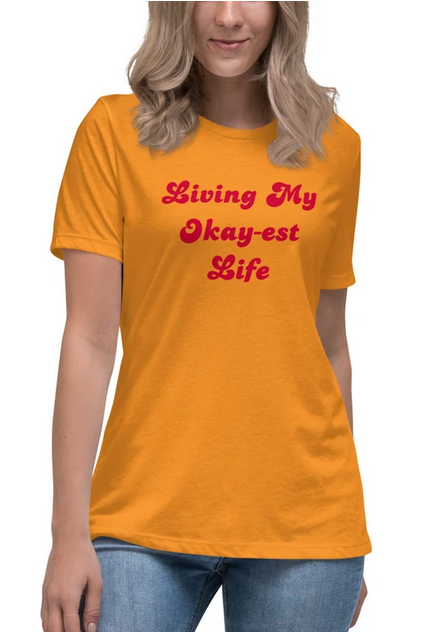 DesignsQomd's tweet photo. Some days, things are just OK. Wear this cute tee to celebrate even if things aren't the greatest for you, right now. 
https://t.co/2zGsnjwFmQ
#tee #teeshirt #ok #okay #notgreat #celebrate #printondemand #EtsyMade #QOMDDesign https://t.co/mrJDpP36nR