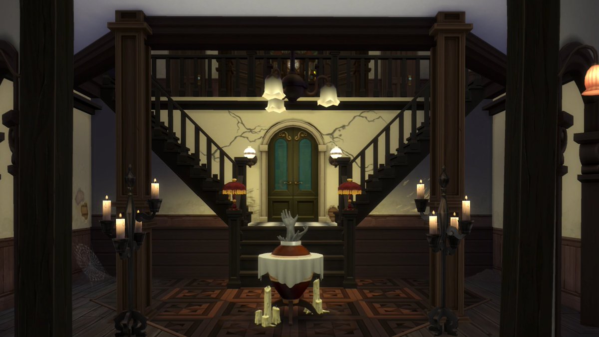 patrick_creates's tweet photo. They're creepy and they're... in #TheSims4! Check out my virtual tour to kick off ~spooky szn~ with a scream.  #AddamsFamily build ft. every room from the 1991 film. 

https://t.co/SJKAq2edOR 

YouTube @ patrickcreates
Gallery @ patrickcreates

#ShowUsYourBuilds #NoCC https://t.co/aVKxrdK6om