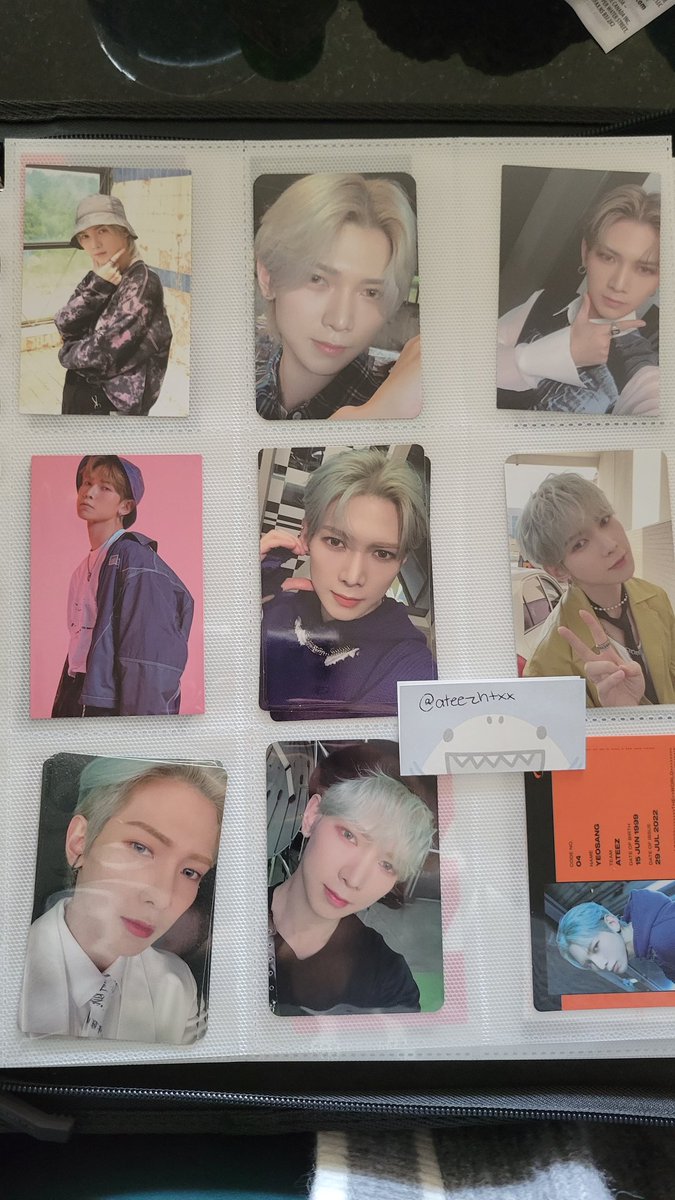 ateezhtxx's tweet photo. WTT Yeosang &amp; Jongho PC for any of the Hongjoong PCs on the last picture. I would really appericate any help. I have only traded a couple times but I have the proof! Please DM if you are in interested 😊
#ATEEZ #ATEEZTRADE #YEOSANG #JONGHO https://t.co/UFjhTDuqkY