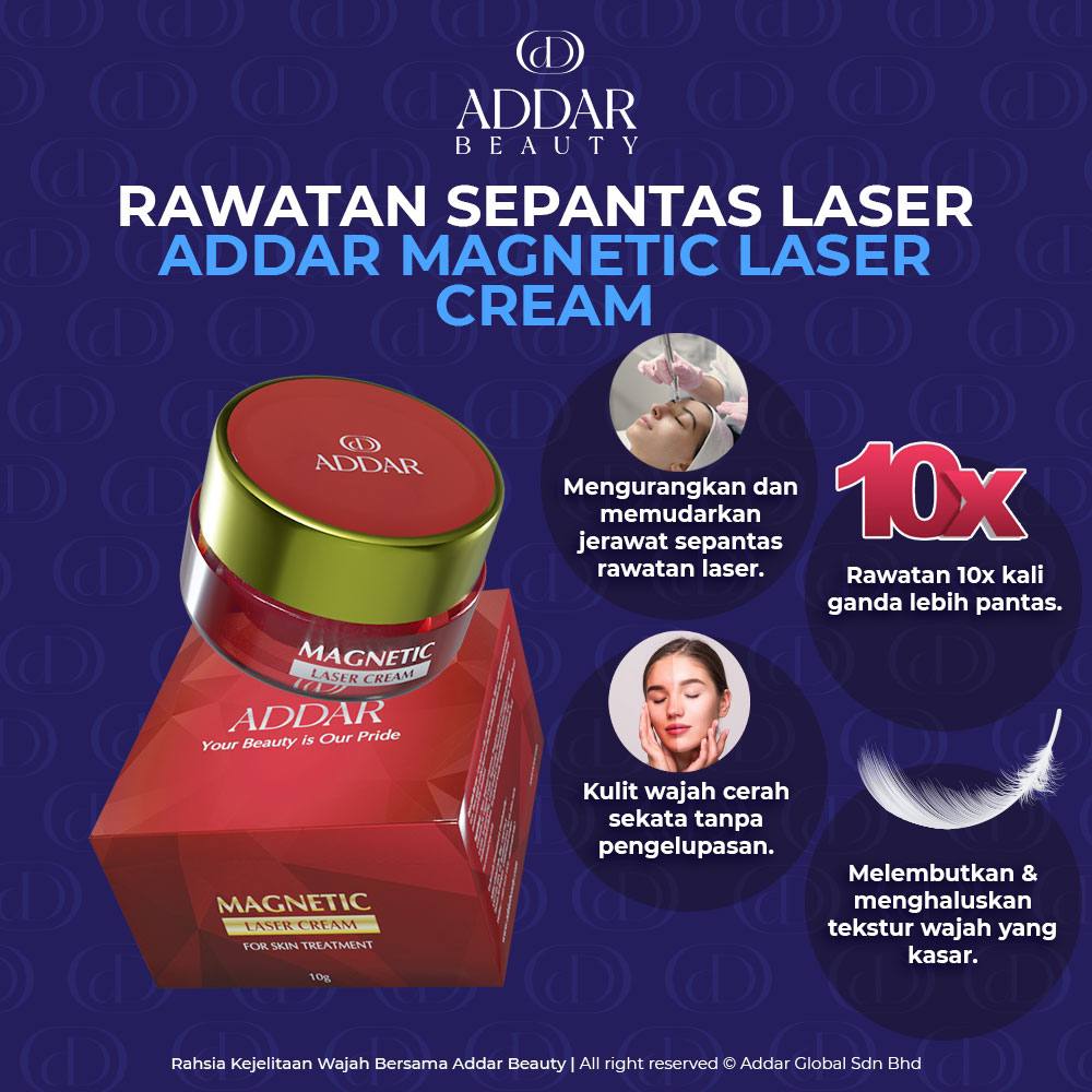 AddarLiz's tweet photo. NAK RAWAT SEPANTAS LASER UNTUK ATASI JERAGAT?

✅ Membantu masalah jeragat
✅ Kesan lebih pantas seakan LASER.
✅ Kulit wajah lebih sekata
✅ Menghaluskan tekstur kulit yang kasar.
Nak lebih info?👇
📲 https://t.co/5kBqdENVQD

#jerawat
#kulitkusam
#putihkankulit
#shopee #lazada https://t.co/HmK8e8IPp5