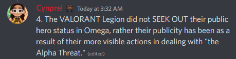 NotToDisturb's tweet photo. 🍃 The Alpha Threat ��� #VALORANT

It seems Legion didn't become a public entity because they wanted to, but rather because of their actions against the Alpha Threat.

Does this mean that the comics are not just propaganda? This would have huge implications and will spark debate. https://t.co/4vOPyWOjDD
