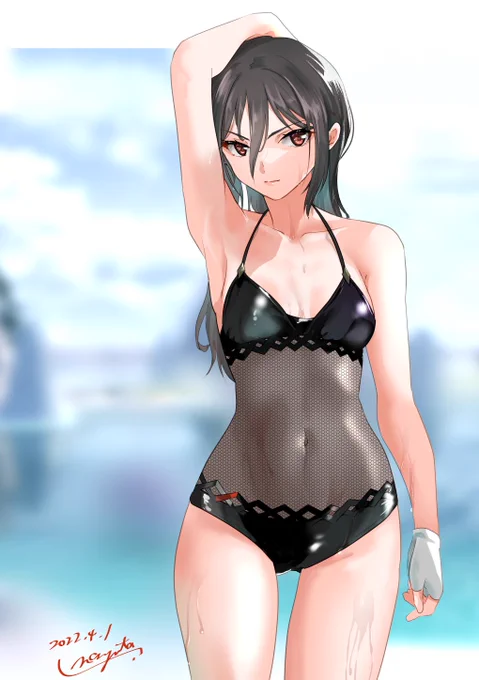 #夏が終わりそうだし今年描いた水着絵を貼ろう冬がきても水着は描くんですけどね! 
