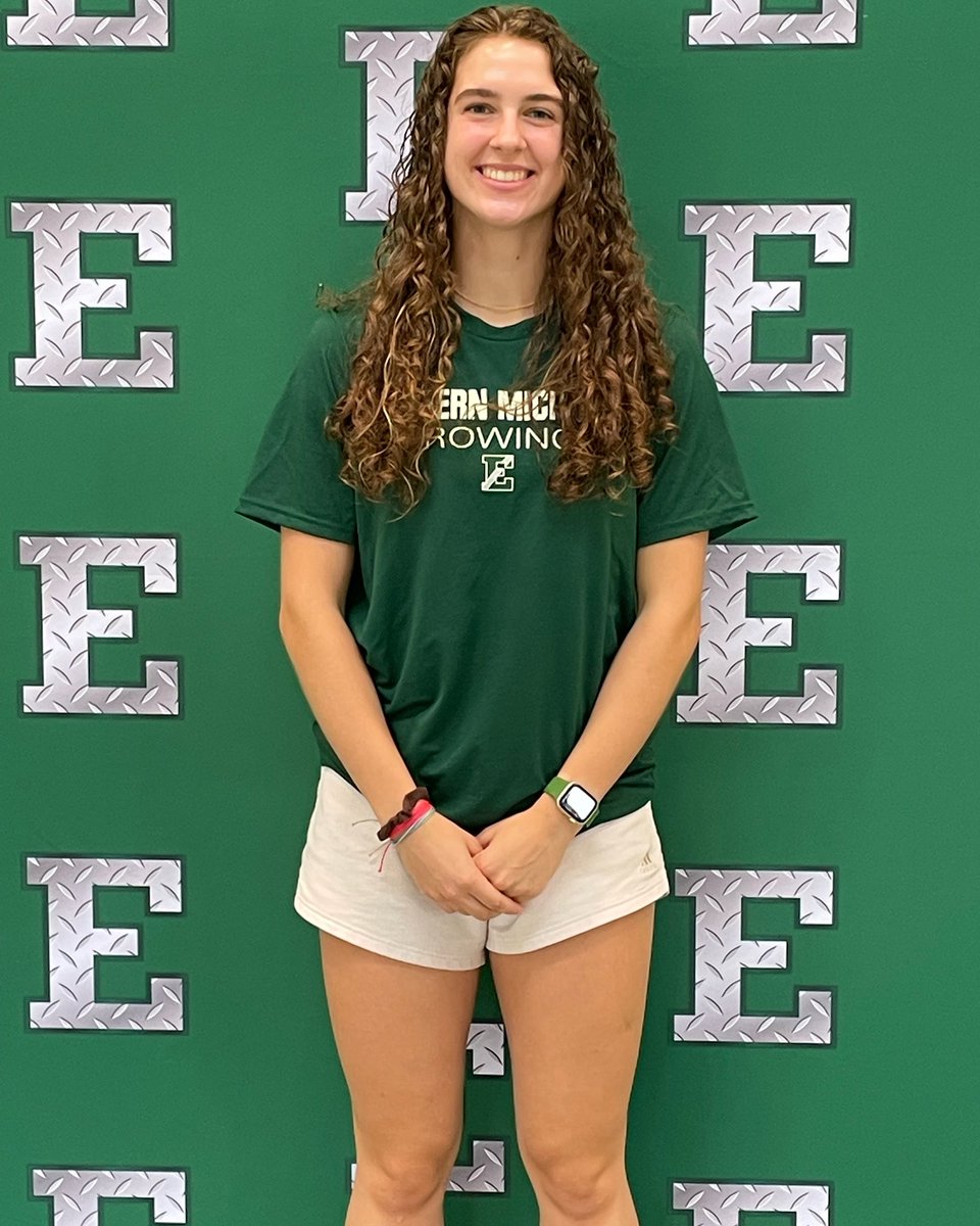 I am very excited and honored to announce my commitment to Eastern Michigan University where I will be continuing my athletic and academic career rowing. Thank you to all of my coaches and family! Super excited for the future! Go Eagles! 💚🦅