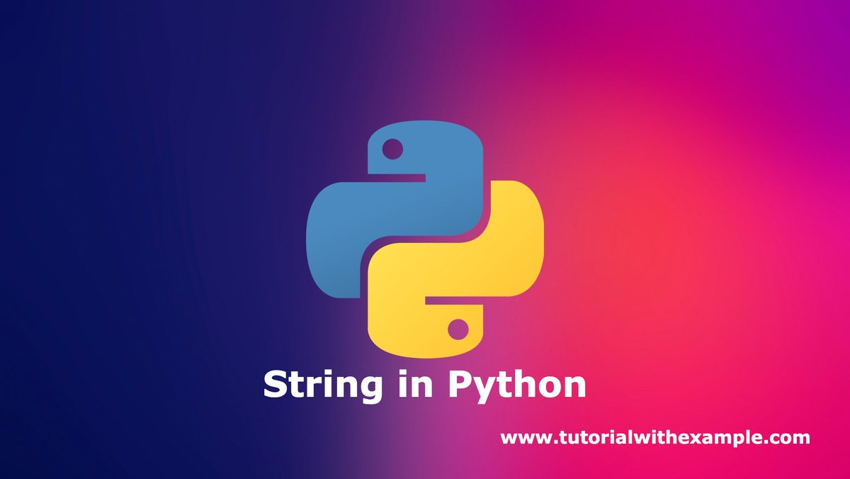 tutorialwithe's tweet photo. In Python, String can be referred to as a sequence of characters. This is the simplest explanation of strings that can be provided. 

https://t.co/2Rh3wSKu2M

#learnpython #python #tutorialwithexample #pythonstring #stringinpython  #100DaysOfCode #100DaysOfCodeChallenge https://t.co/K4EQBtt2qh