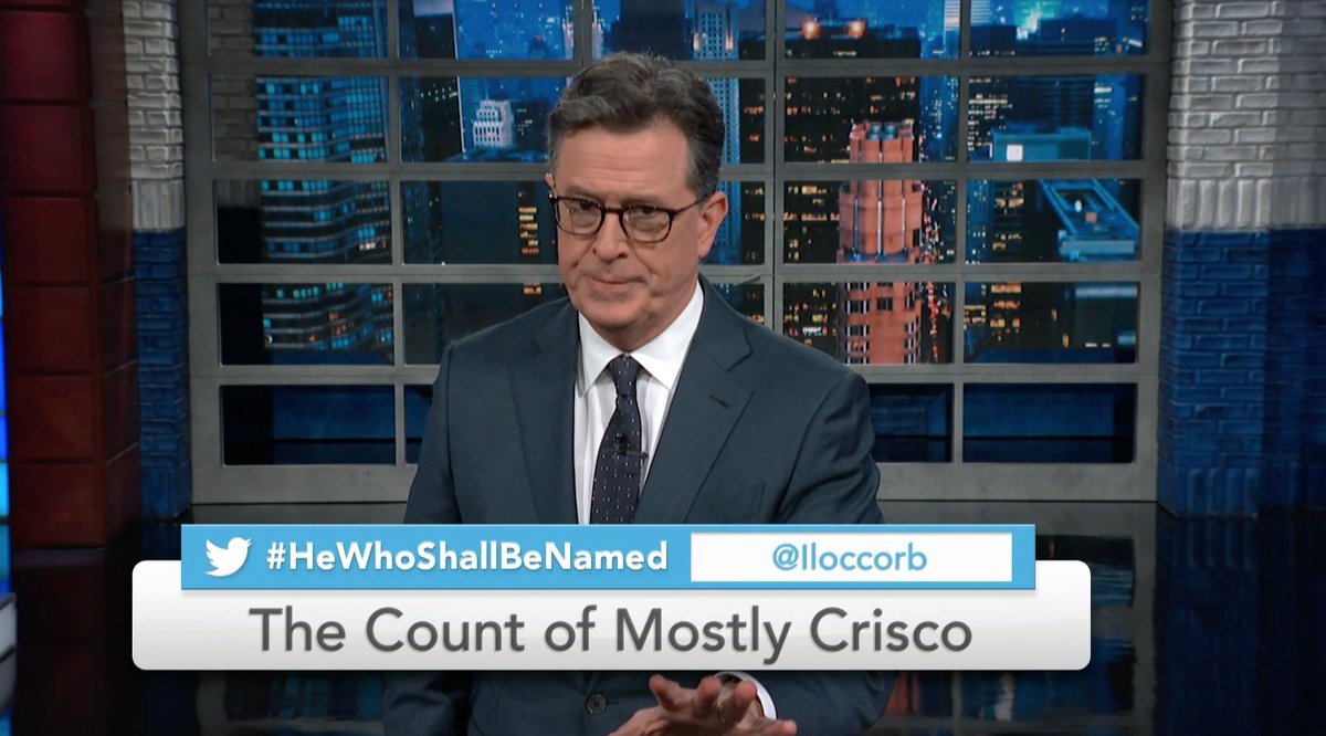 The Late Show tweet media