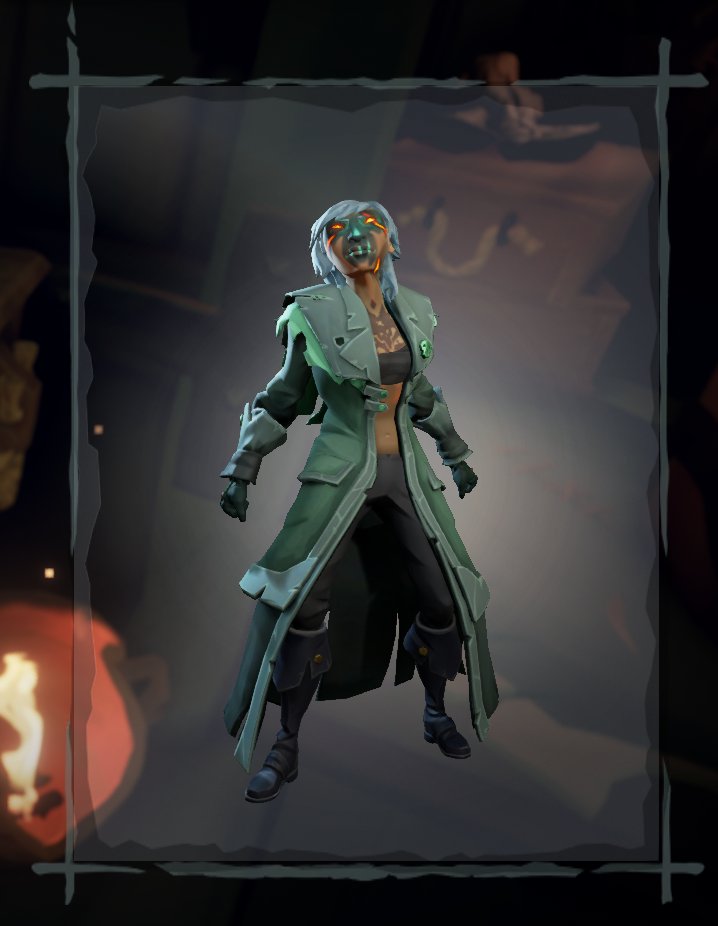 Pray you never come across the terrifying sea witch, frightening are her powers! 🧙‍♀️

(Outfits details in alt description)
#styleofthieves <a href="/seaofthieves/">Sea of Thieves</a> #seaofthieves