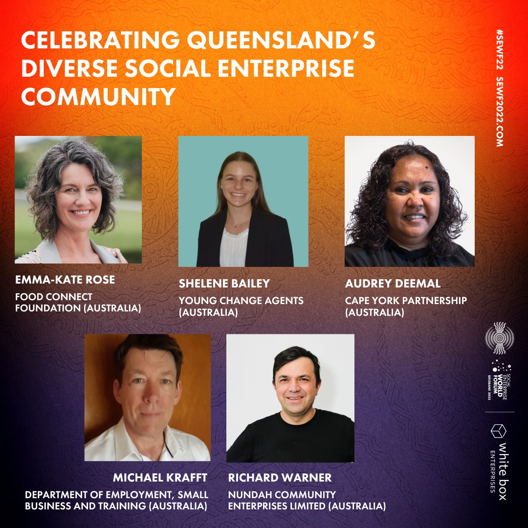 CapeYorkInst's tweet photo. We can't wait to hear from Cape Operations General Manager of Cape York Partnership, Audrey Deemal at the @_SEWF in Brisbane tomorrow! Audrey will talk about 'Celebrating Queensland's Diverse Social Enterprise Community' with other panel members. Visit https://t.co/dE0aSHvh7V https://t.co/FfKzEGQOiQ