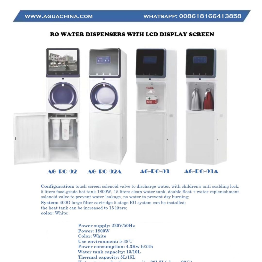 AguaChina's tweet photo. NEW water dispensers with LCD SCreen for Advertisement Use for your reference.

#waterdispenerswithlcdscreen https://t.co/GDdRVKZnen