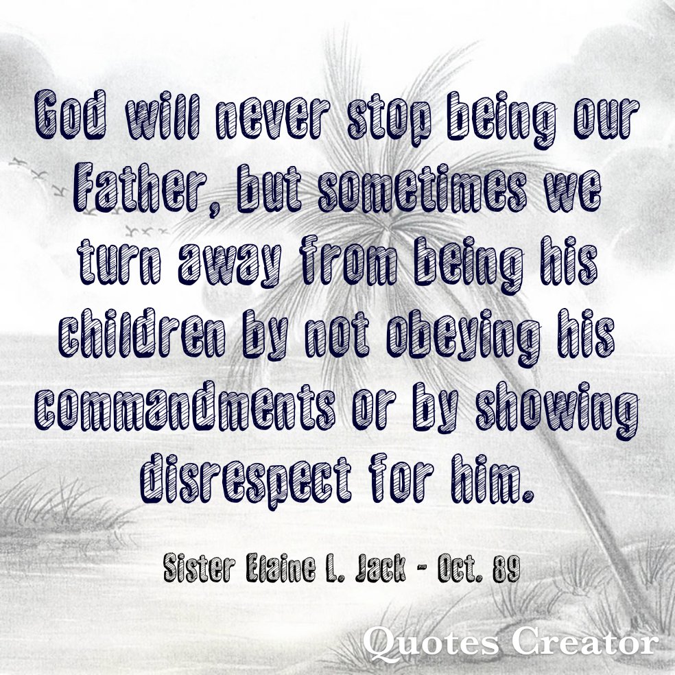 BabyBackSaint's tweet photo. God will never turn His back on us. #LatterDaySaint #OnAJourney #TwitterStake #GeneralConference #GenConf #Oct89 #SisterJack https://t.co/d7eXLYjHts