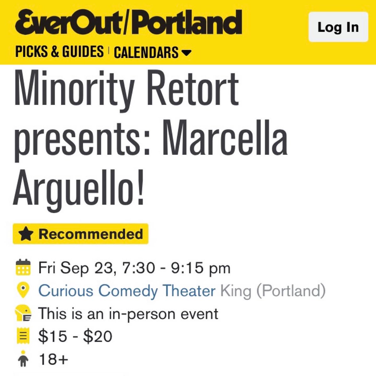 Minority Retort PDX tweet media