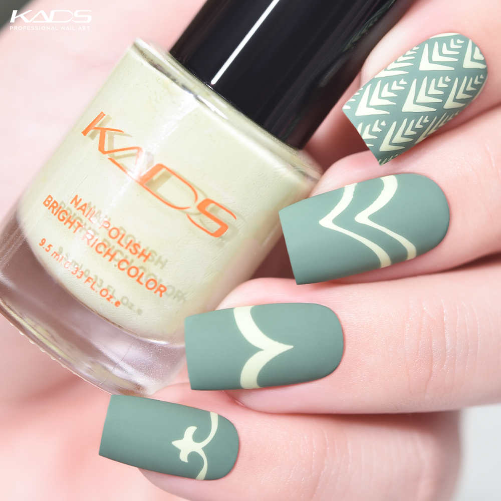 Kadsnailart's tweet photo. 💚not just a plate for French tips⁣⁣
Let's explore more about Fashion 094⁣⁣
⁣⁣
KADS Stamping Plate Fashion 094
KADS Two in One Stamping Polish C05 C28
⁣
Available now at https://t.co/UE4F2dsMsd (link in bio)
⁣
#nails #kads #notd⁣ 
#geometricnails #greennails #mattenails https://t.co/SqJxFT8Lxu