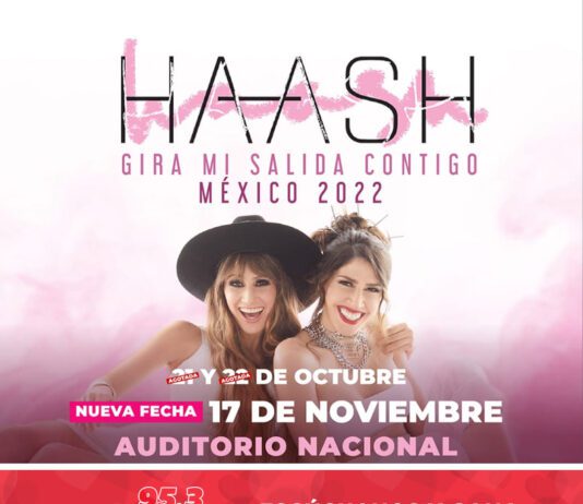 @VendoBoletosDF @boletosMX_ @boletos_de Vendo Boletos para Ha-Ash viernes 21 de octubre 20:30 hrs, en sección segundo piso C 505 y para sábado 22 de octubre 20:30 hrs, en sección segundo piso C 504, en el Auditorio Nacional, boletos físicos. #HaAsh #MiSalidaContigo #Auditorio