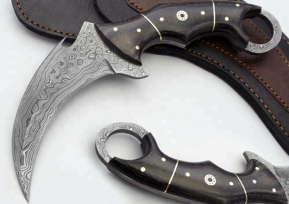 world_knife's tweet photo. Excited to share this item from my #etsy shop: Handmade Damascus karambit knife With Wood Hanlde Best Gift for him/Her https://t.co/0gihRF8JT8 https://t.co/gub39Ta9kZ