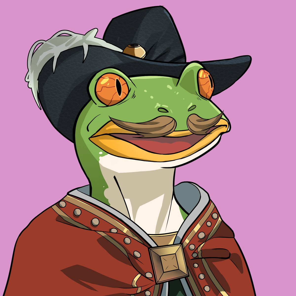 NobleFrog_NFT's tweet photo. "Please don't touch my hat"
#NFTs  #nftart #NFTCommumity https://t.co/kJJjYmq3dK