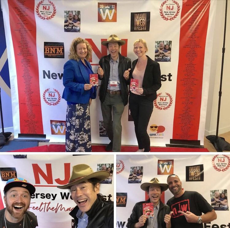Great first day at <a href="/NJWebFest/">New Jersey WebFest (#NJWebFest)</a>! #NewJersey #USA #festival #comedy #uplifting #editing #sketchcomedy #freindship #digitalseries #crossculture #lockdown #artinspires #standup #flamenco #hulahoop #lasso #Madrid #London #Tokyo #lostfoundcowboy #yukatacowboy #NJWebFest <a href="/filmwritr4/">Chris Hadley</a>