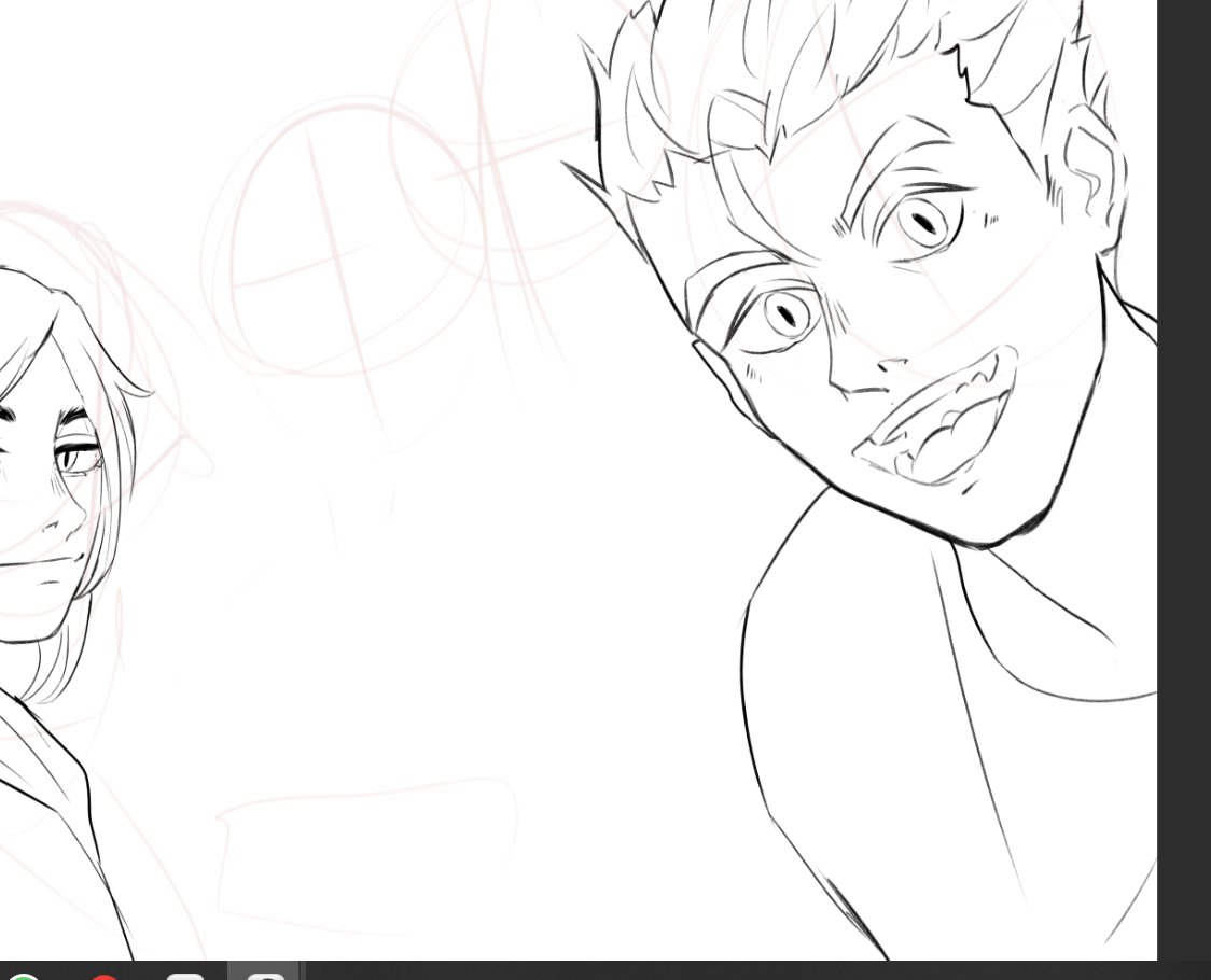 a comm wip bc I've been sick and I've barely drawn this last month 