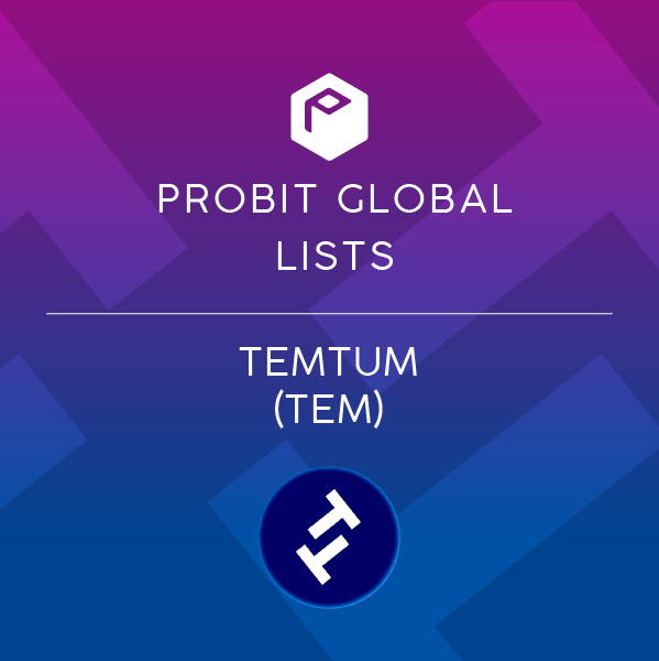 ProBit_Exchange's tweet image. ProBit Global #ProBitGlobal will lists Temtum (TEM) @wearetemtum today at 05:00 UTC!!! 🚀🚀

probit.com/en-us/hc/10000…

#Crypto #cryptocurrency #lists #Mainnet #blockchaintechnology #Blockchain #blockchains  #BMW $TEM