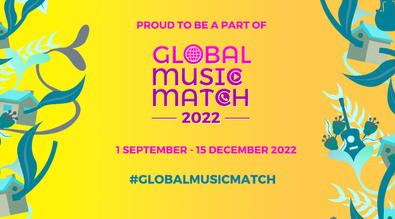 Global Music Match is an online music collaboration. This year features 60 artists from 16 countries. Australians participating this time are Camille Trail, Hannah Acfield, Kelly Brouhaha, Kim Yang, Mickey &amp; Michelle, plus Sam Buckingham.
MORE INFO globalmusicmatch.com/countries/?mc_…