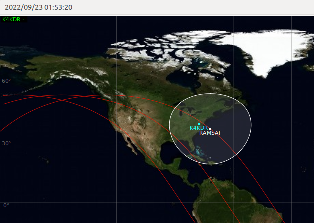 scott23192's tweet image. You&apos;ve got to love how some of these Cubesat Project Teams make it look so easy... RamSat 0152utc U.S. East Coast - turn on the camera, take a couple of hurricane pictures, turn off the camera.   No big deal!