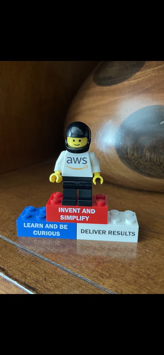 I received this little gift from my manager today. It reflects my three favorite <a href="/awscloud/">Amazon Web Services</a> leadership principles! 🤩
