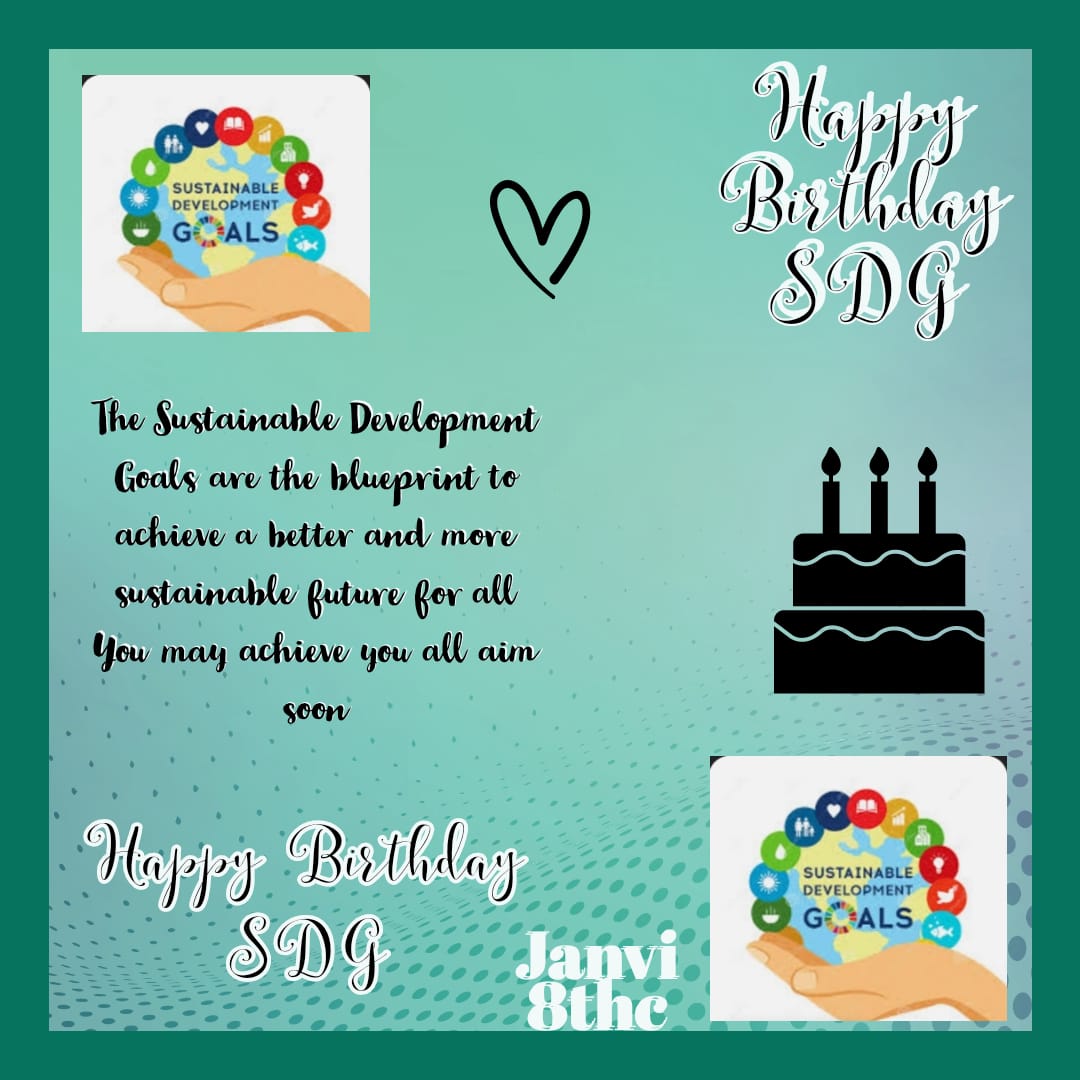 Grade 8 Students celebrating SDG birthday <a href="/SDGaction/">UN SDG Action Campaign</a>  #Act4SDGs  #FlipTheScript #GlobalGoals <a href="/pkdhillon08/">ParamjeetKaurDhillon</a> <a href="/knpsIndia/">KNPS Phagwara India</a> <a href="/satindersstbtl/">satinder kaur Rai</a>